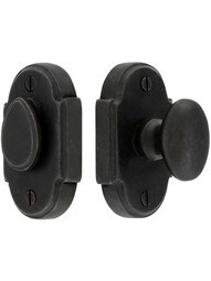 Solid Bronze Arched Bolt.